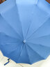 暖心话全自动雨伞折叠伞大号男女双人自动伞晴雨两用伞太阳伞遮阳伞 【至尊款】96骨加强加固-深海蓝 实拍图