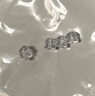 硅胶耳堵后塞防掉金耳钉塞子超紧镀金防超细防滑圆形堵头珍珠 透明硅胶汉堡耳堵【2对装】 实拍图