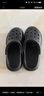 俞兆林（YUZHAOLIN）洞洞鞋男女EVA沙滩鞋凉拖鞋轻盈外穿拖鞋 YG519 黑色光版  42-43  实拍图