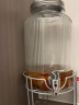 拜杰泡酒瓶玻璃密封罐泡菜坛泡酒容器酵素瓶凉水壶杨梅酒瓶 架子+龙头 实拍图