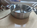 Momscook慕厨（Momscook） 不锈钢火锅 304火锅锅双耳复底 燃气电磁炉通用 28x9.5cm火锅（XR2809） 28cm 实拍图