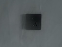 德力西（DELIXI）开关插座面板CD827S星空灰斜五孔插座86型家用空调插座暗装开关 【防水款五孔10A】翻盖式星空灰 实拍图