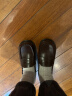 HARUTA日本进口学院风牛皮乐福鞋4900真皮款厚底粗跟390平底鞋学生单鞋 棕色（偏大半码） 37 晒单实拍图