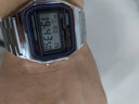 卡西欧（CASIO）运动防水复古经典小方块学生男女小银砖小银块银色 A158WA-1 实拍图
