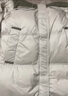 鸭鸭（YAYA）佟丽娅同款长款羽绒服女冬季新款运动休闲百搭保暖鸭绒加厚外套 月光白色 S (80-110斤) 实拍图