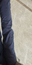 罗蒙（ROMON）休闲裤男宽松秋冬季裤子男士商务中青年职业西装裤男裤 藏青 33 实拍图