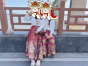 真维斯网红亲子装卫衣新款秋装一家三口国潮上衣国庆炸街母子装潮 【透气亲肤】白色/K祥云舞狮 140 实拍图