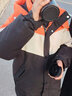 雪中飞【一衣三穿】儿童羽绒服三合一男童冲锋衣女童拼接外套冬季加厚 柑橘黄 160 实拍图