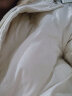 lagogo拉谷谷2023年冬新款米白色时尚羽绒服女白鸭绒泡芙感面包服 米白色(V2) 155/S/36 晒单实拍图