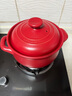 凯得宝（K+dep） 日本日式砂锅炖锅陶瓷煲汤锅煲仔饭家用沙锅明火耐高温石锅 二代锅3-6人适用红 3.5L 实拍图