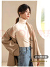 浪莎德高领打底衫女24春新品抑菌堆堆领女士长袖打底上衣 实拍图