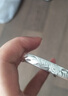 唯一（Winy）银手镯足银9999古法镯子女款纯银饰品妈妈生日礼物送老人长辈 实拍图