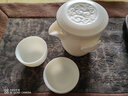 TOUCH MISS 旅行茶具套装车载高档羊脂玉白瓷快客杯一壶二杯过滤内胆泡茶壶 羊脂玉瓷祥云快客 实拍图