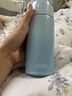 膳魔师（THERMOS）保温杯吸管杯男女学生316L不锈钢杯子大容量水杯生日礼物TCMI-400 夏威夷蓝 400ml 实拍图