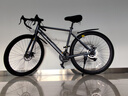 Jeep吉普公路自行车碟刹变速自行车男女学生公路车竞技代步车-RS730 RS730-公路把-高级灰-铝合金 M码（适合身高165-185CM） 24速-休闲运动(基础款) 实拍图