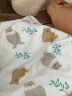 全棉时代婴儿春夏可洗隔尿垫纯棉新生儿宝宝大号护理垫姨妈垫床单1条装 熊熊下午茶（针织）90x70 实拍图