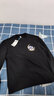 真维斯（Jeanswest）男士卫衣潮牌宽松套头针织无帽打底衫男大码秋冬季重磅圆领外套男 黑#MZS回形灰X L 【不易起球、褪色】 实拍图