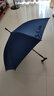 巫记 晴雨两用拐杖伞老人专用黑胶防晒伞带防滑雨伞多功能拐杖遮阳伞 藏青色 实拍图