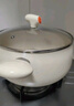 爱仕达（ASD）汤锅陶瓷不粘蒸煮一体锅0氟小奶锅24CM辅食锅T11-Z 实拍图
