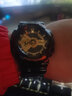 卡西欧（CASIO） 男表黑武士G-SHOCK运动手表小钢炮黑金防水时尚石英腕表送男友 GA-110GB-1A(无线耳机) 实拍图
