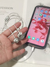 品士【自带声卡耳返】全民k歌专用有线耳机type-c唱歌手机录歌音直播主播麦克风一体 数字耳机Type-C接口【白色】 实拍图