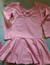 驰动儿童舞蹈服女童练功服秋冬长袖考级服装连体服棉芭蕾舞裙粉色5XL 实拍图