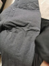 羊老大羊毛蚕丝棉裤男修身保暖裤男款羊毛裤打底裤软绵绵保暖内衣男 深灰色（厚款） XL (170/76A) 实拍图