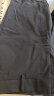太平鸟男装弹力休闲裤男直筒商务西装裤男 黑色（修身） XL  晒单实拍图