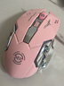 慕如 T1牧马人鼠标蓝牙无线2.4G游戏有线USB口静低声音Type C充电办公大手型台式机笔记本粉 2.4G无线 粉色【低音版】Type-C充电口 实拍图