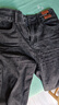 真维斯（Jeanswest）牛仔裤女春夏季2026显瘦高腰拖地直筒宽松垂感阔腿裤潮流百搭裤子 黑灰【长裤】 158-168cm M 建议96-110斤 【卡码拍大】 实拍图