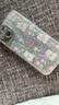 鉴百伊 粉色花朵蝴蝶结兔子适用苹果15promax手机壳iphone14pro全包13小众12可爱女 贝壳纹-满屏粉花朵兔子 iPhone 13 实拍图