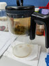 鸣盏 飘逸杯玻璃茶壶内胆按压无杆过滤冲茶器茶水分离茶飘逸壶泡茶壶 MZ8003B透明【飘逸杯】 500ml 实拍图