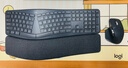 罗技（Logitech）K860无线蓝牙键盘 人体工学键盘分体式 笔记本电脑办公键盘Mac 带手托电池款家用多设备 全尺寸 人体工学K860+Master 3s（大手） 实拍图