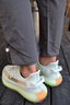 赛诺枫叙椰子鞋350莆田男鞋休闲鞋运动老爹鞋透气情侣鞋子男款 海盐 【纯原OG版本】 45 运动鞋码 实拍图
