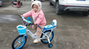 鑫旺彤自行车儿童3-6-10岁单车男女童轻便脚踏车辅助轮5岁女孩车公主车 蓝色【加宽加大坦克轮】 16寸 适合身高105-125cm 实拍图