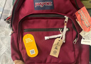 JANSPORT杰斯伯双肩包女男复刻暮光学生电脑包旅行背包书包 4QVA04S深紫酒红-侧袋+隔层 实拍图