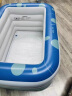 婴儿游泳池家用宝宝游泳桶家庭折叠浴盆小孩新生儿童充气水池浴缸 1.2米普通款-启蒙电泵 晒单实拍图