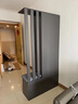 椰果 鞋柜玄关一体柜入户进门口家用大容量门厅衣帽置物架屏风隔断柜 深灰配白挂衣架右边 100厘米长 实拍图