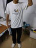 南极人t恤男纯棉夏季短袖潮流半袖上衣男士衣服宽松休闲印花短袖男XL 实拍图