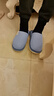 果洛菲（GUOLUOFEI）春秋冬季拖鞋男居家居室内家用拖鞋女家居室内棉拖 孔雀蓝 44-45 实拍图