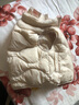 鸭鸭（YAYA）儿童羽绒马甲男女童背心秋冬季中大童装轻薄青少年学生外套WJ 米色 110 实拍图