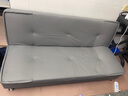 虞萌馨迪沙发折叠两用沙发床公寓出租房经济型猫抓皮布艺小沙发 咖啡色【五防猫抓皮】 二人位  1.5m 【含2个抱枕】 实拍图