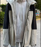 骆驼（CAMEL）冲锋衣女三合一外套早秋新款拼色防风防水户外登山服装男 A1W231117AZ，暖白/幻影黑，男 L 实拍图