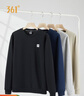 361°卫衣男装秋装长袖运动服休闲跑步圆领宽松上衣套头衫652334801D-6 实拍图