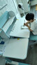 博士·有成儿童学习桌套装写字桌椅家用小学生书桌可升降调节桌学习台儿童书 公益新秀1.2米+801蓝色套装 实拍图