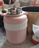 吨吨BOTTLED JOY保温杯王一博吨吨桶316不锈钢大容量男女学生水杯礼物 桃粉盈盈*316钢1000ml 实拍图