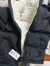 真维斯男装厚款棉服2024冬季新款男式休闲舒适多色可选学生棉袄DS 黑色2010 L 实拍图