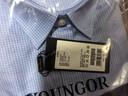 雅戈尔（YOUNGOR）长袖衬衫男格纹DP免烫衬衫纯棉面料抗皱平整易打理新品 GLDP16387HJA蓝格 41 实拍图