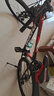 凤凰（Phoenix） 山地自行车成年人男士女士学生变速减震油刹线刹山地车自行车 黑红色辐条轮高碳钢车架 26寸（身高160-180左右） 30速数字指拨/默认线碟可改油碟 实拍图