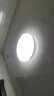 祎琳（yilin）圆形led吸顶灯外壳罩简约 房间阳台走廊厨房灯罩子防刺眼配件 旋口灯罩口径29.5cm 晒单实拍图